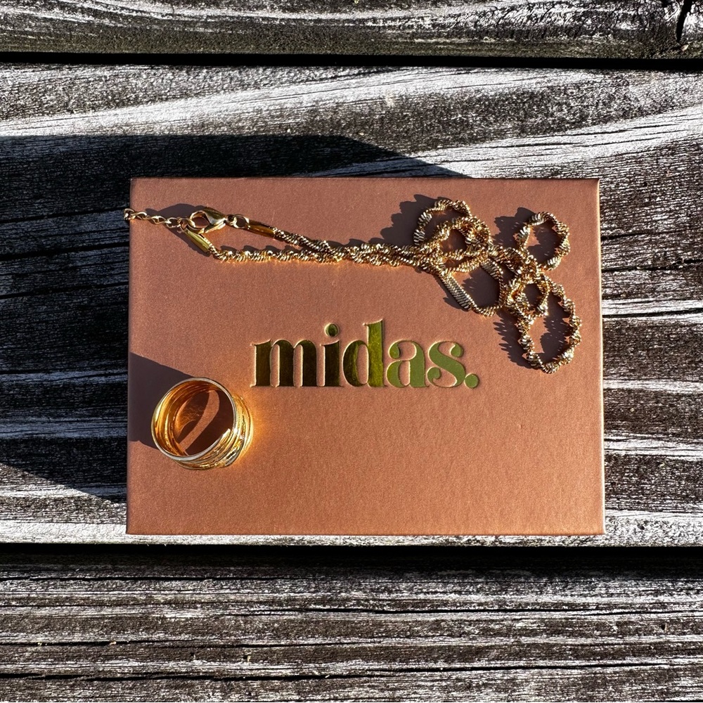 Midas necklace and ring